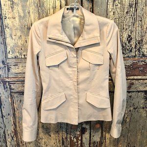Theory Tan Lined Blazer
